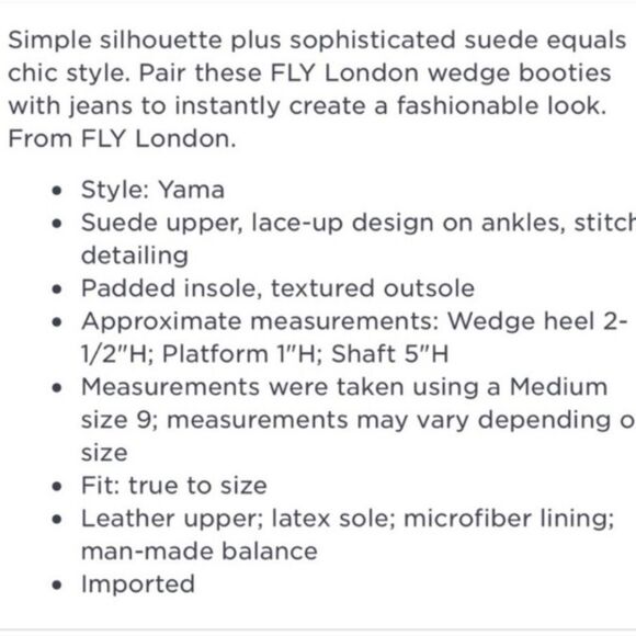 Fly London Suede Yama Wedge Bootie Sludge Brown Lace Up 10 - Picture 8 of 8